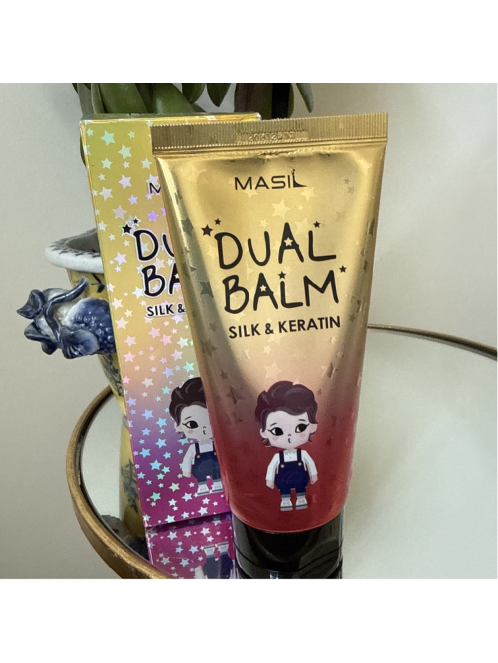 Masil Dual Balm Silk Keratin Leave In Styling Balm Korean Beauty New